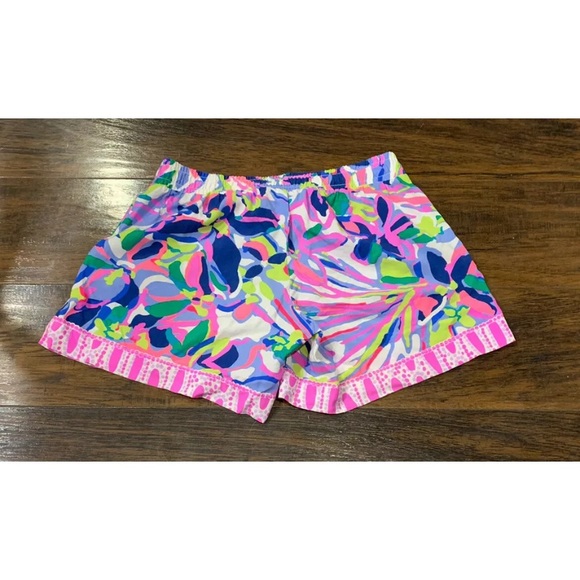 Lilly Pulitzer womens Katia Shorts Having A Blast Pink Purple Size XXS - Picture 4 of 4